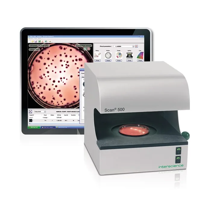 Scan 500 - HD automatic colony counter and inhibition zone reader