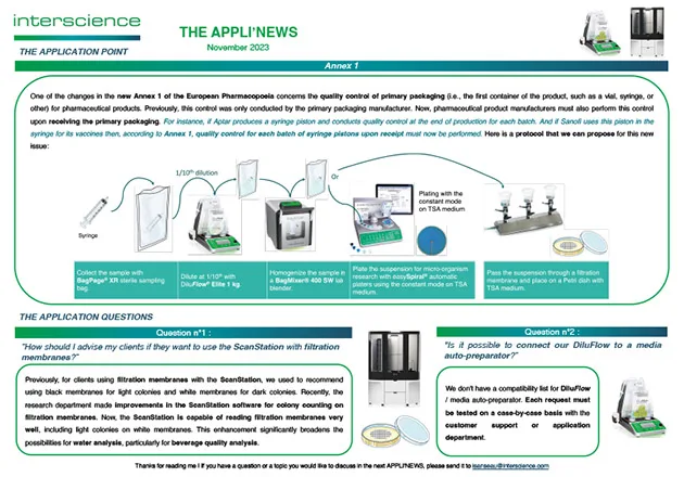 Appli'News — November 2023 (auf Englisch)