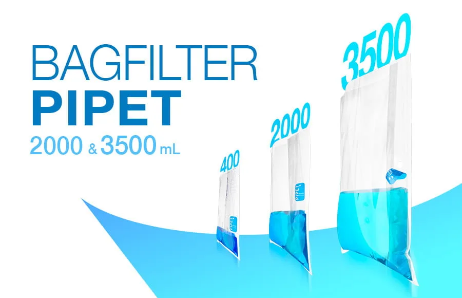 Bolsas de gran volumen BagFilter Pipet