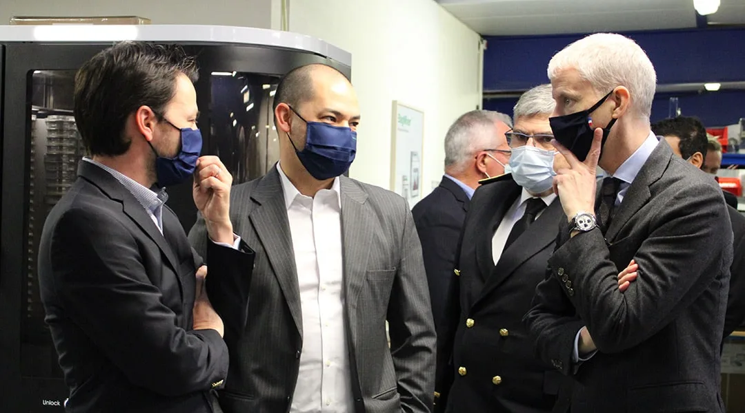 Minister für Außenwirtschaft und die Bedeutung des Standorts Frankreich