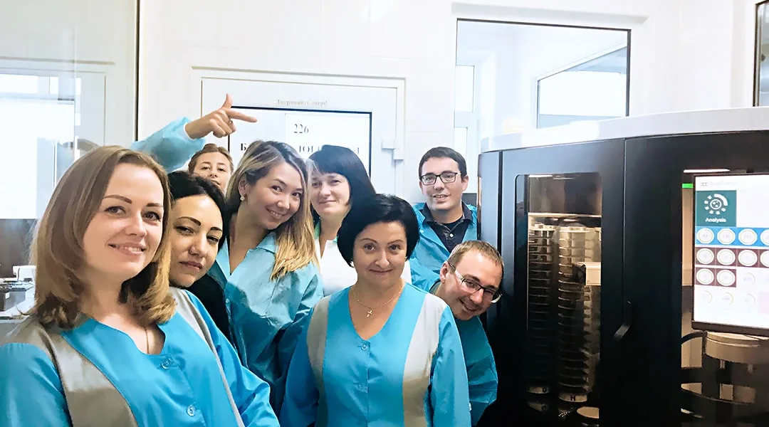 Myronivsky Hliboproduct installiert ScanStation 200