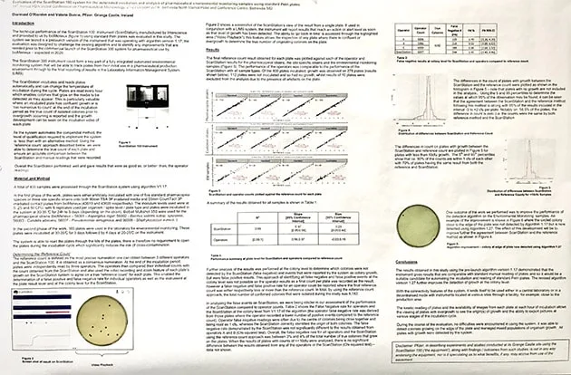 Bewertung des ScanStation 100-Systems für die automatisierte Inkubation und Analyse von Proben für die pharmazeutische Umweltüberwachung unter Verwendung von Standard-Petriplatten (auf Englisch)