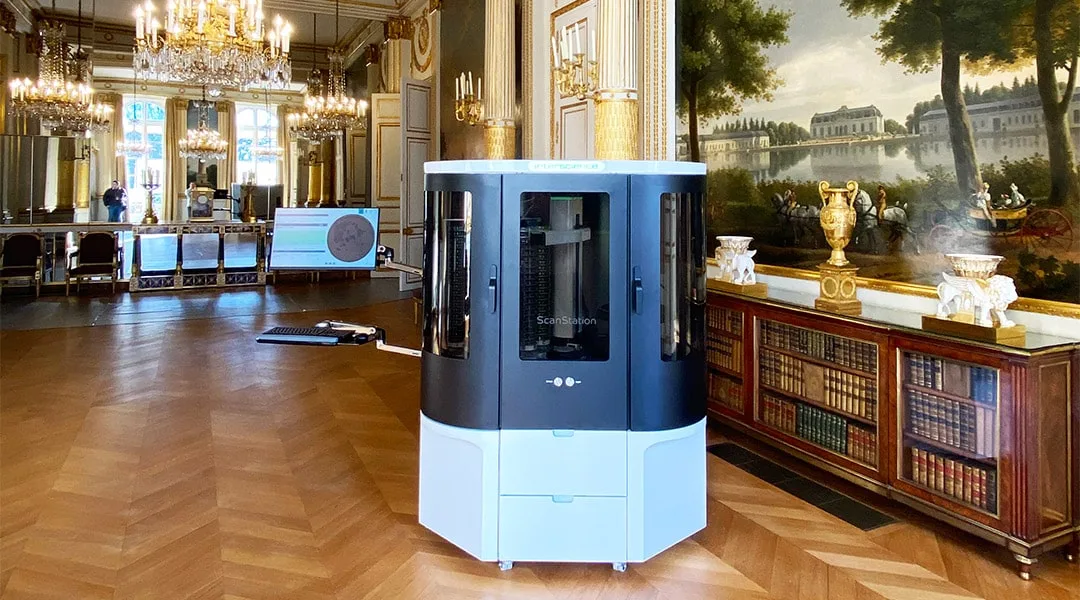 ScanStation im Élysée-Palast vorgestellt