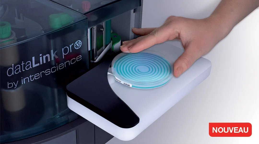 Nouveau dataLink pro : étiquetez sur la tranche de la boite de Petri