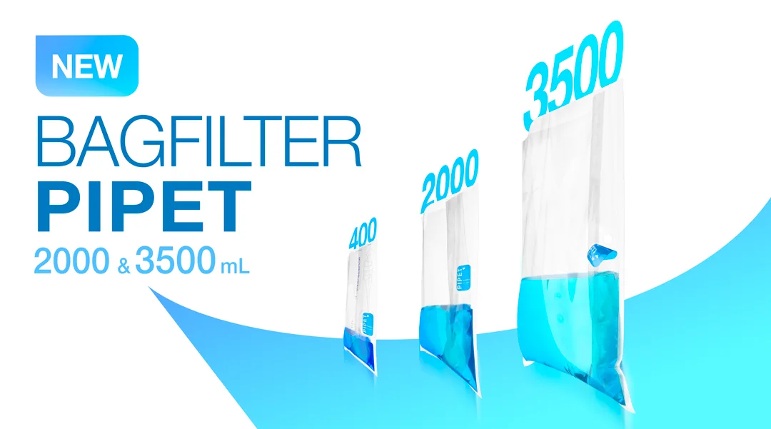 New: BagFilter Pipet large volume bags